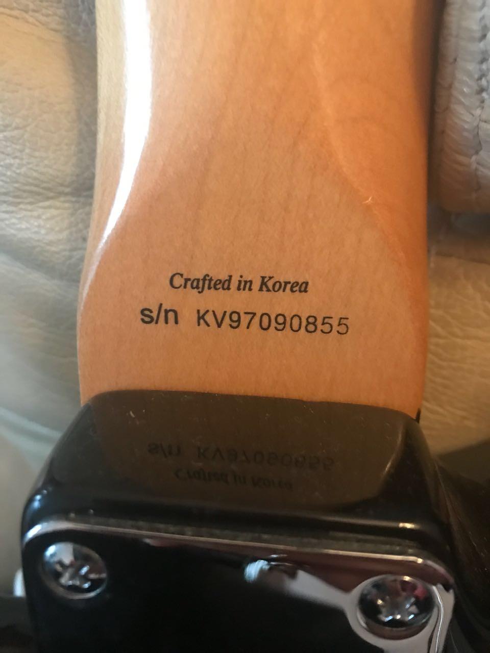 squier stratocaster ics serial number